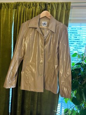 BEWARE! - 2000’s Y2K Faux Leather Jacket